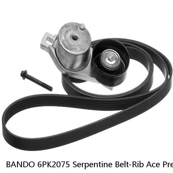 BANDO 6PK2075 Serpentine Belt-Rib Ace Precision Engineered V-Ribbed Belt 