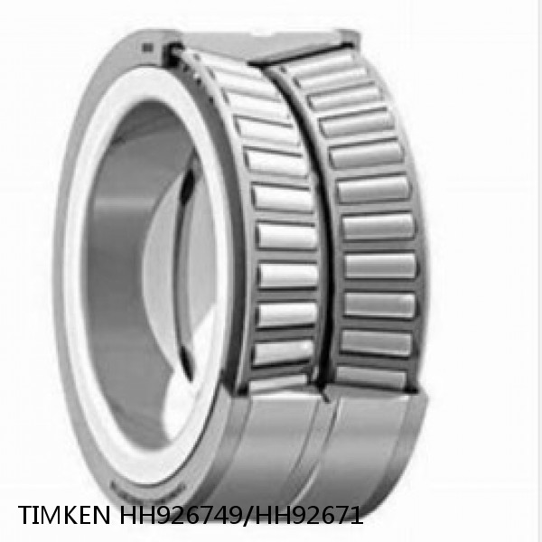 HH926749/HH92671 TIMKEN Tapered Roller Bearings Double-row