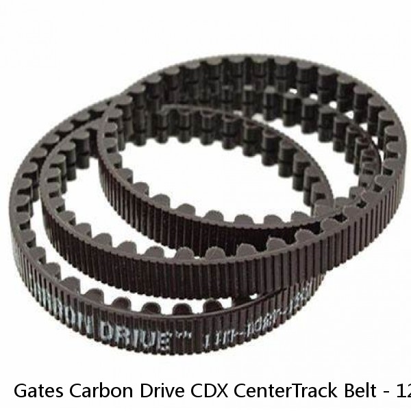 Gates Carbon Drive CDX CenterTrack Belt - 120t, Black