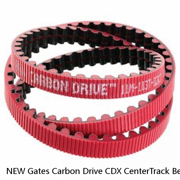 NEW Gates Carbon Drive CDX CenterTrack Belt - 132t Black