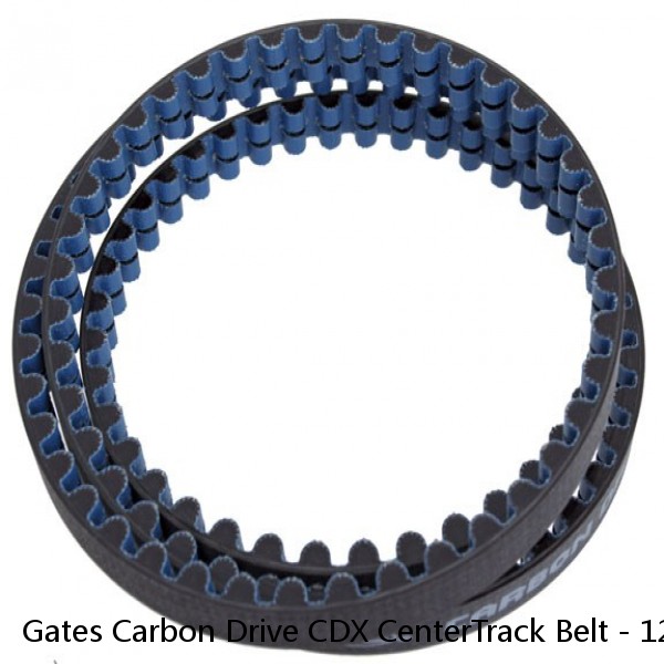 Gates Carbon Drive CDX CenterTrack Belt - 128t Black